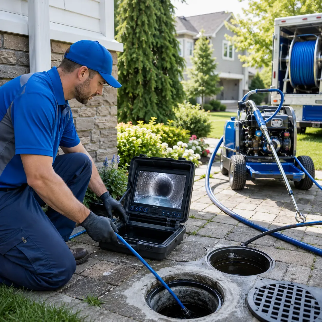 Outdoor drain cleaning professionals serving Colby, WI